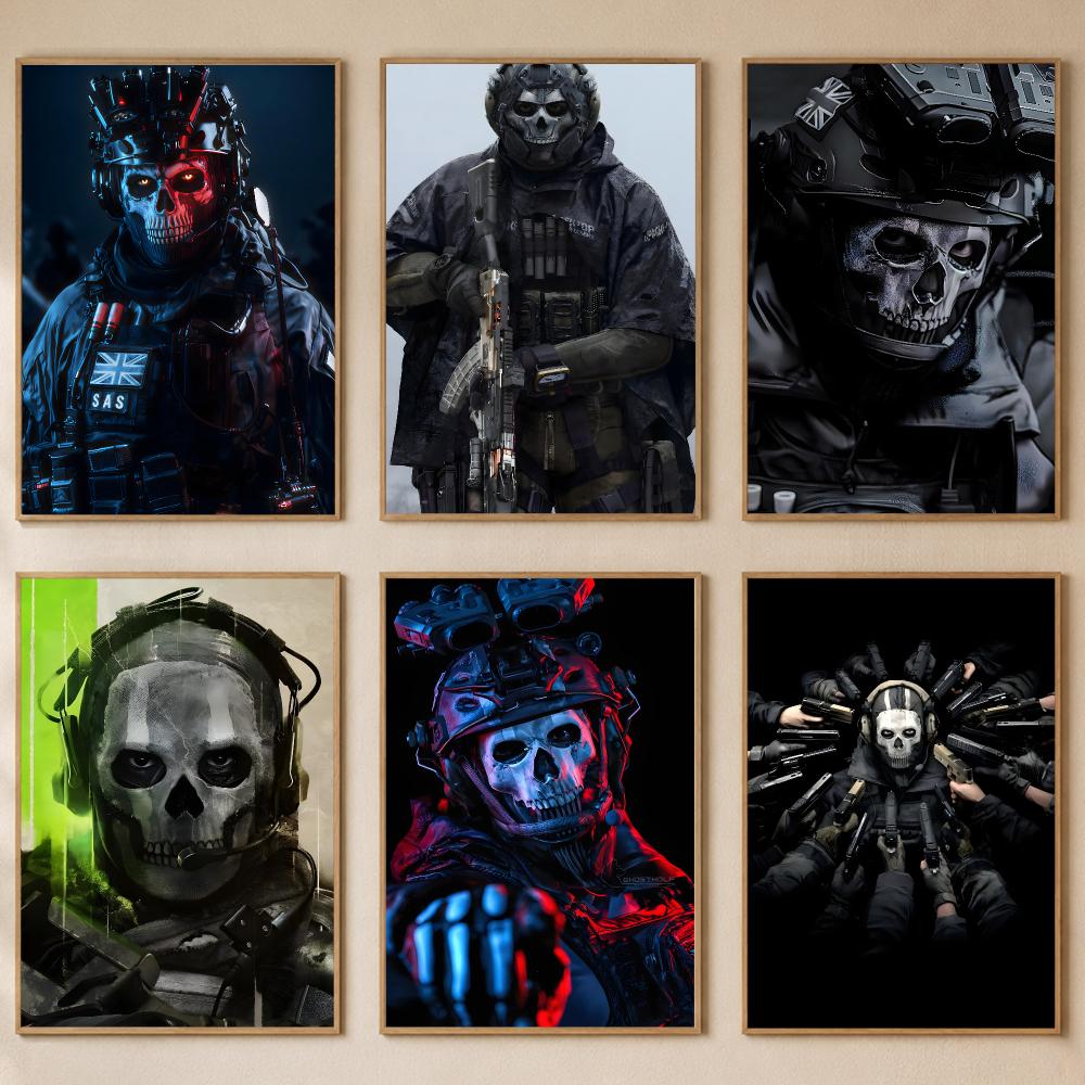 Gaming Accessories Wallpaper - Poster Call of Duty Simon Ghost