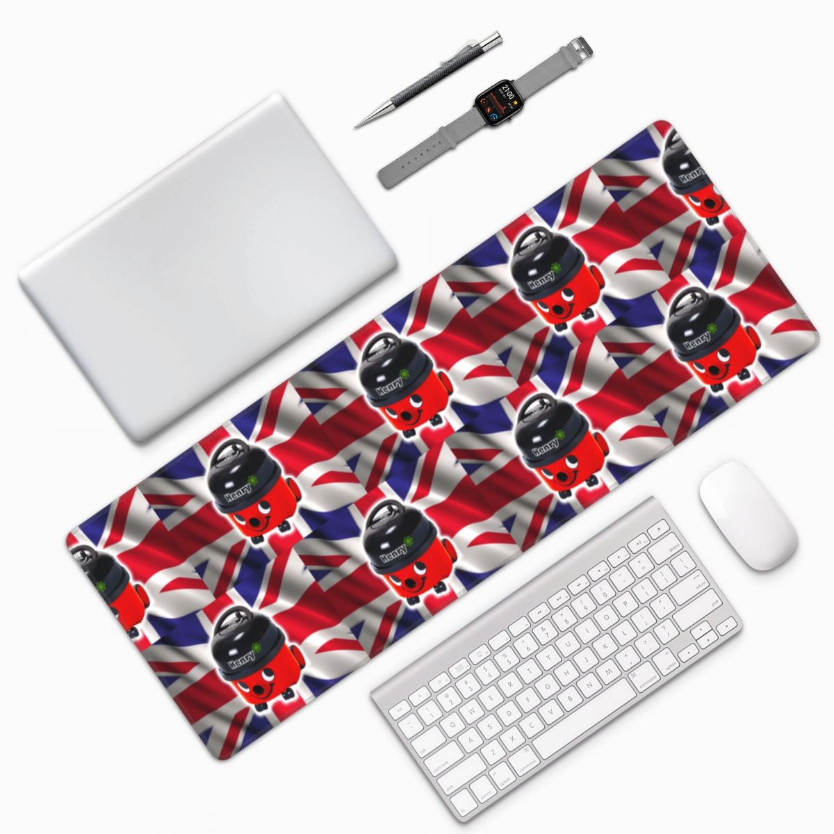 Gaming Accessories Uk - Henry Hoover con bandiera britannica, tappetino