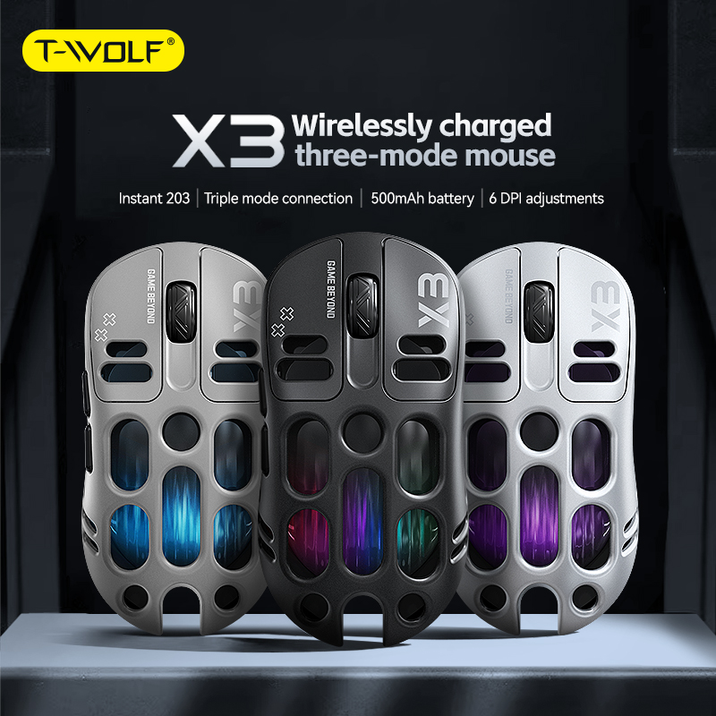 Gaming Accessories To Sell - Mouse da Gaming T-WOLF X3 Tri-mode
