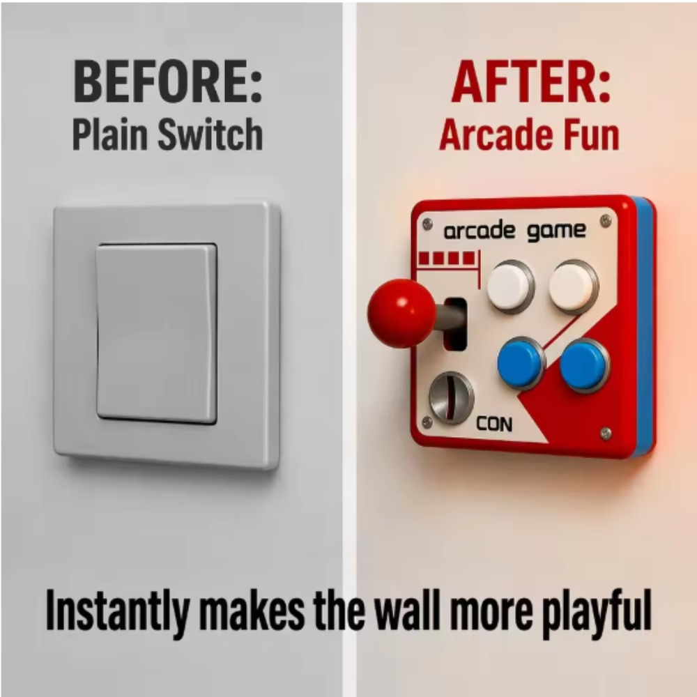 Gaming Accessories For Bedroom - Copertura per Joystick Arcade Retrò, Decorazione