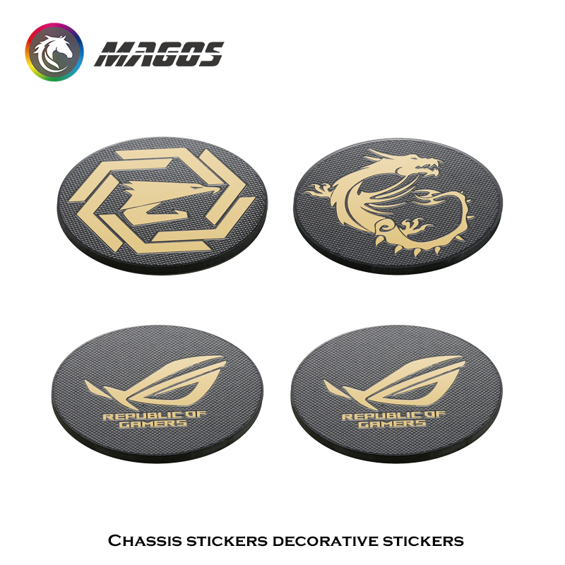 Gaming Accessories Rgb - Adesivo in metallo per ventola del