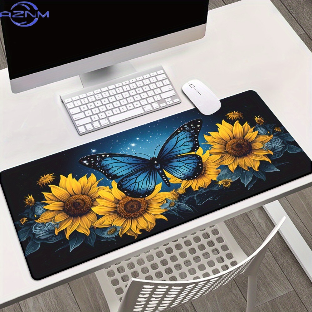 Gaming Accessories Wallpaper - Tappetino per Mouse Creativo con Farfalle