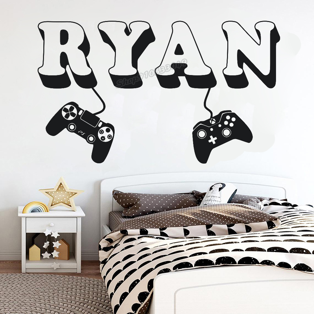Gaming Accessories Wallpaper - Adesivo da parete per giocatori Nome