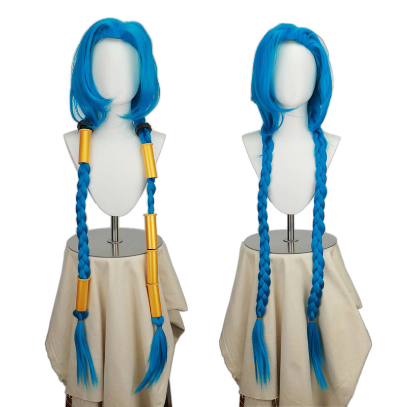Jinx Gaming Accessories - Parrucca cosplay Jinx di League of