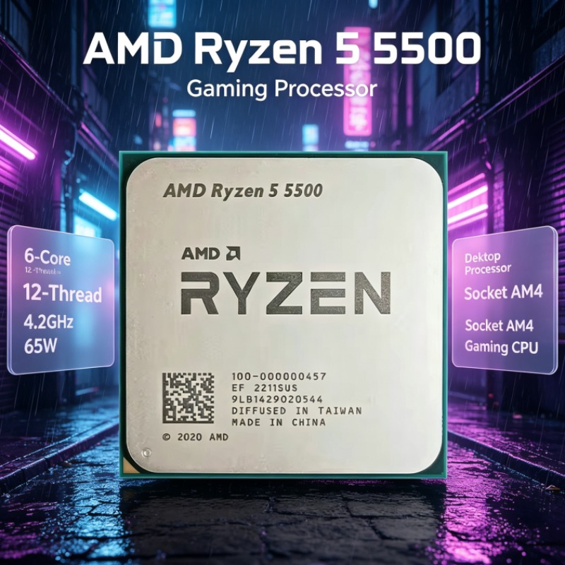 Processore AMD Ryzen 5 5500, s - Amd Cpu Ryzen 5 recensione e prezzo