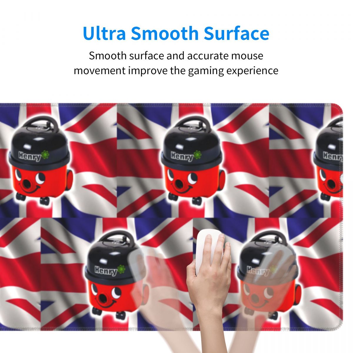 Henry Hoover con bandiera brit - Gaming Accessories Uk recensione e prezzo