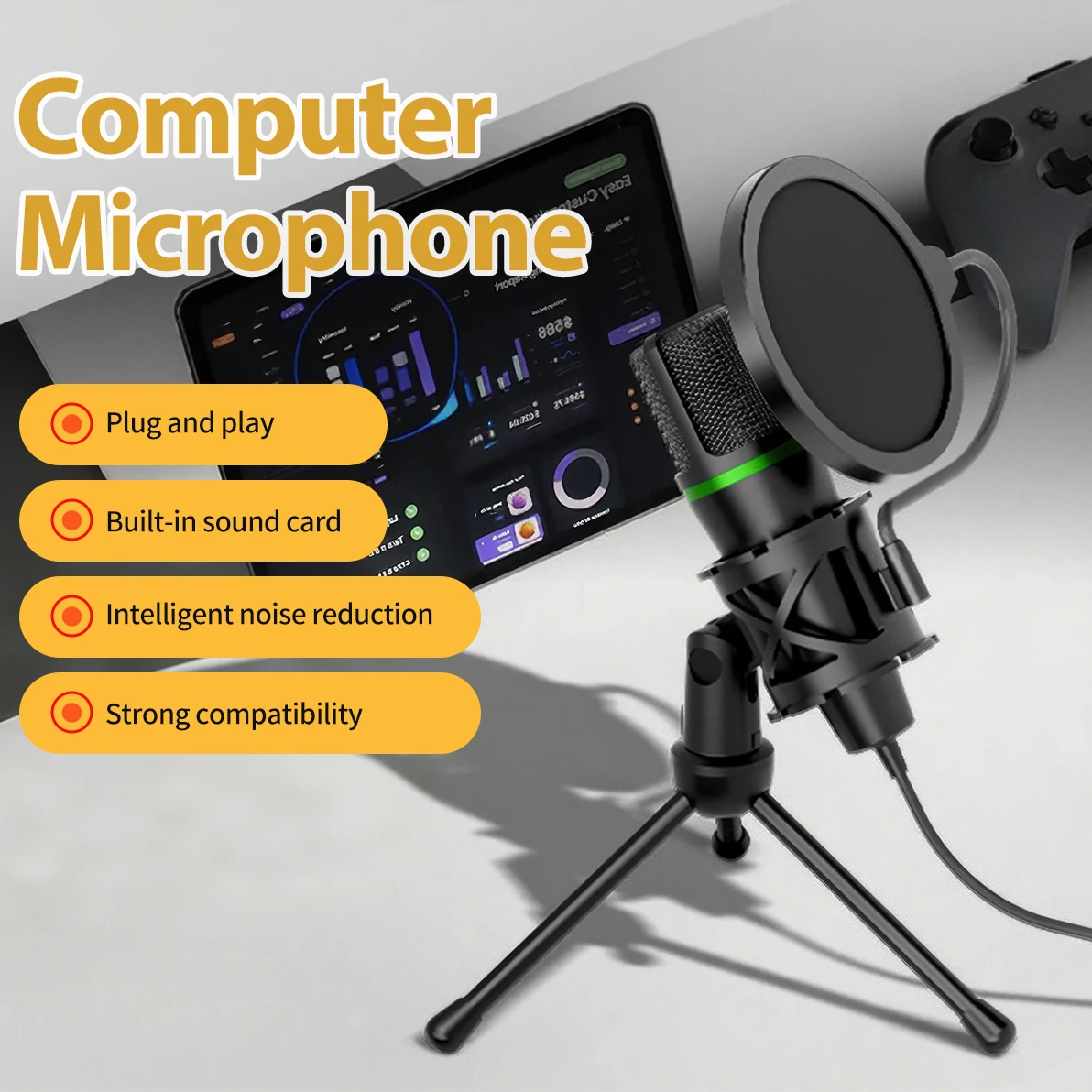 Microfono a condensatore USB c - Gaming Accessories Rgb recensione e prezzo