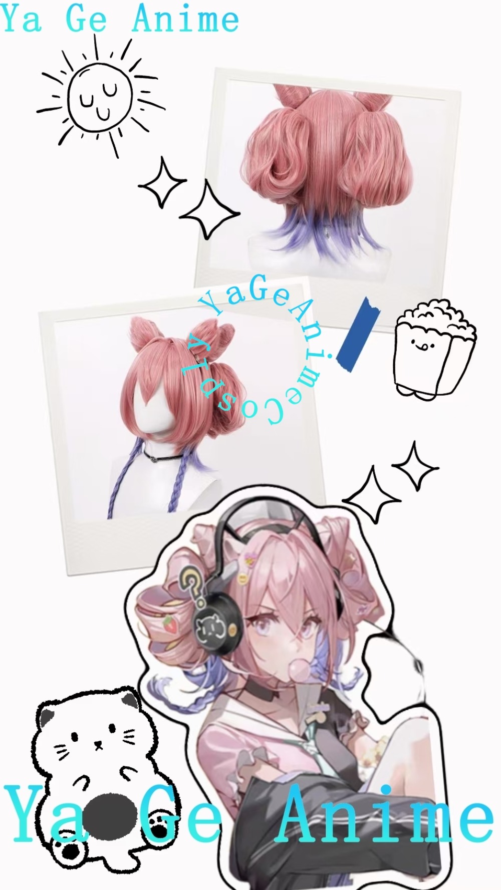 Parrucca Cosplay Arknights Eur - Gaming Accessories Korea recensione e prezzo