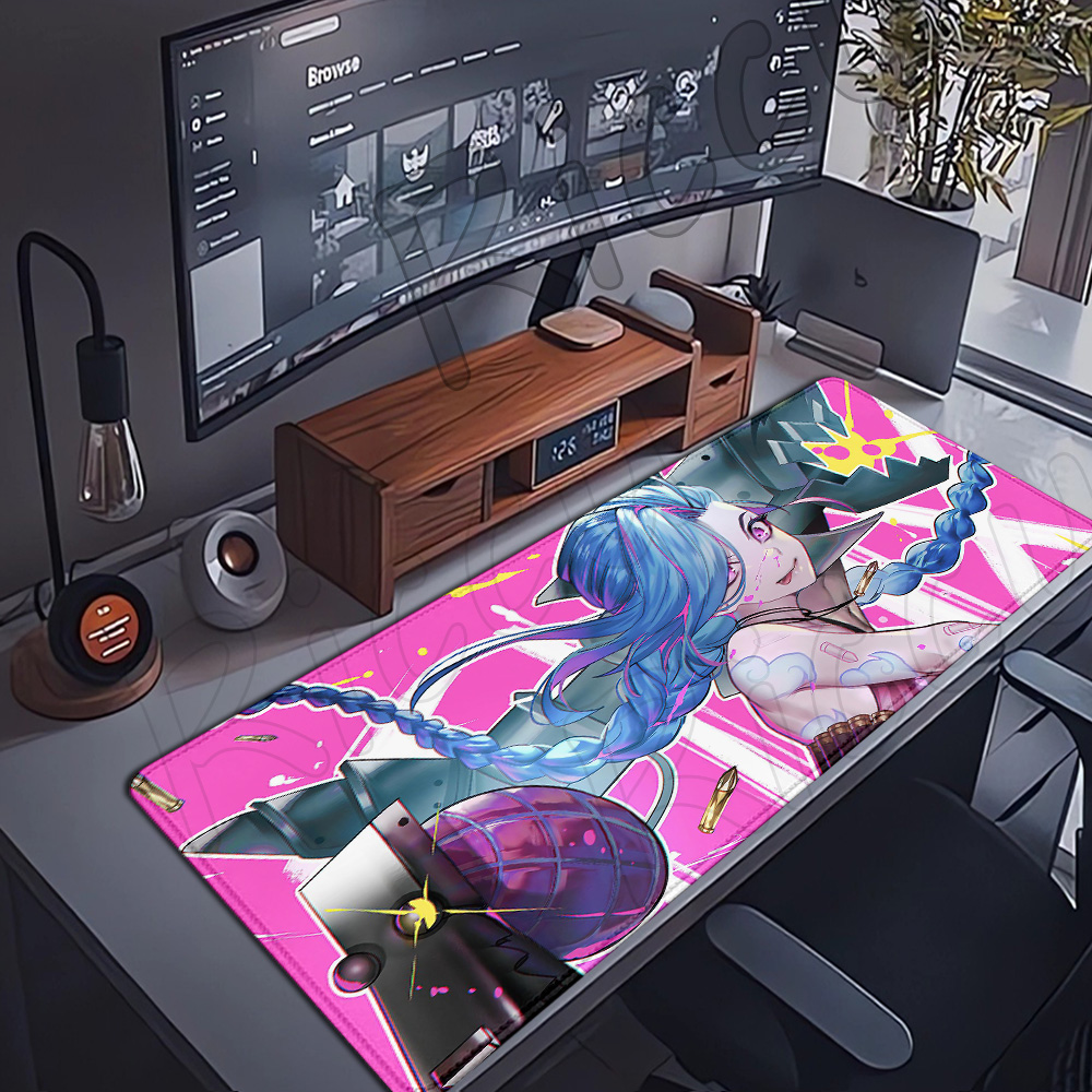 Hot Anime LOL Arcane Mousepad  - Jinx Gaming Accessories recensione e prezzo