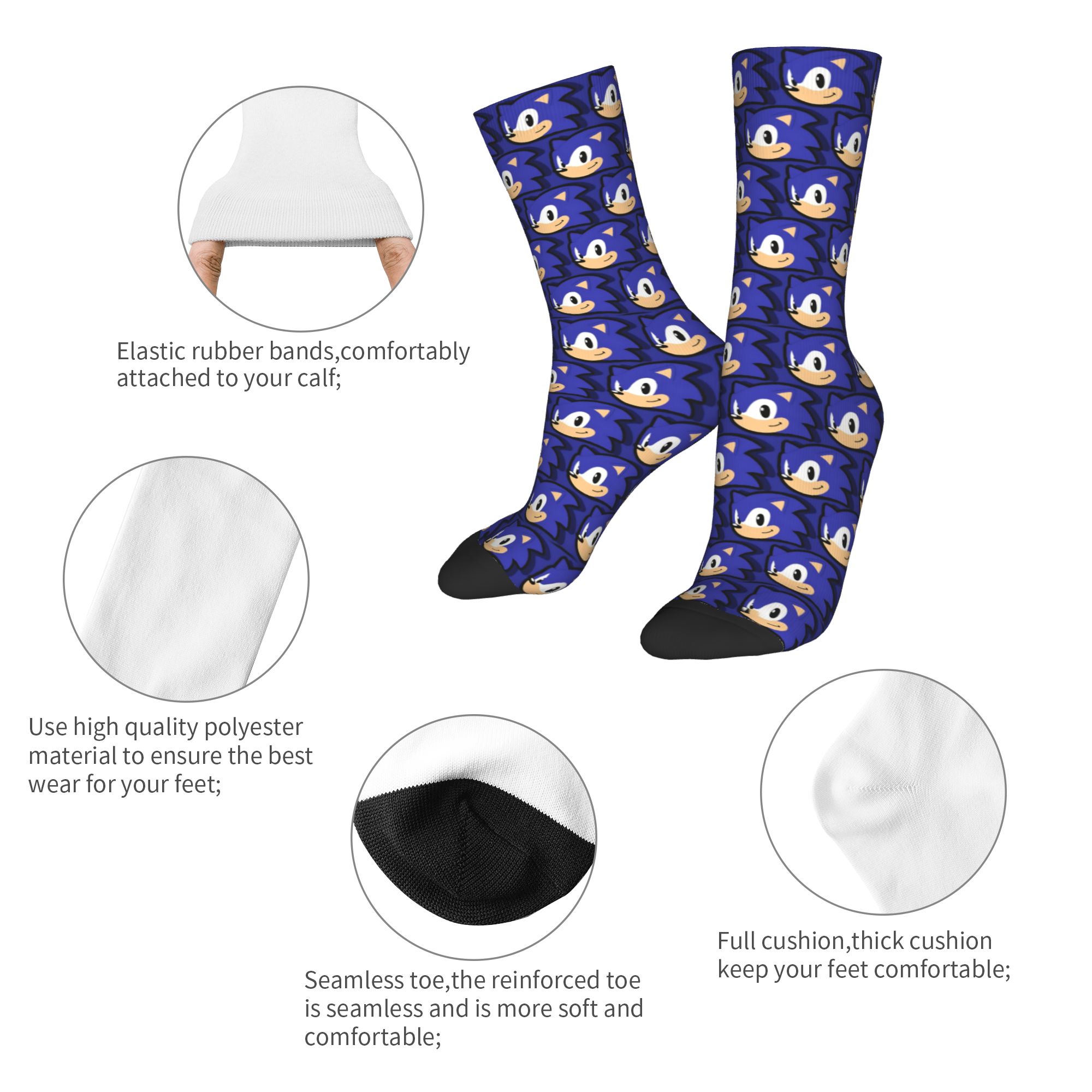 Calzini SONICED per Uomo e Don - Gaming Accessories Gifts For Men recensione e prezzo